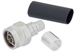 EZ-400-NMH-PL-D - N オス コネクタ、圧着/ノンソルダー端子接続、LMR-400、PE-C400、PE-B400、PE-B405