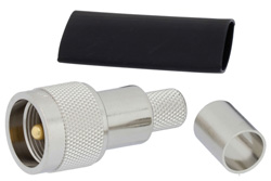 EZ-400-UM - UHF オス コネクタ、圧着/ノンソルダー端子接続、LMR-400、PE-C400、PE-B400、PE-B405