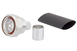 EZ-600-716M-X - 7/16 DIN オス コネクタ、圧着/ノンソルダー端子接続、LMR-600、PE-C600、IP68準拠