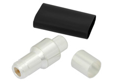 EZ-600-NF - N メス コネクタ、圧着/ノンソルダー端子接続、LMR-600、PE-C600