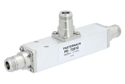 PE-T2010 - 低 PIM 9 dB N 不均等タッパー、380 MHz ～ 6 GHz 最大 300 W