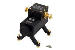 PE-W12AT5001 - WR-12 導波管指定目盛付減衰器、0 〜 50 dB、60 GHz 〜 90 GHz、UG-387/U 円形フランジ、ダイヤル式