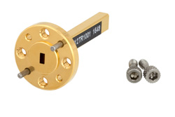 PE-W12TR1001 - 0.6 W 小電力 計装グレード WR-12 導波管終端器 60 GHz 〜 90 GHz