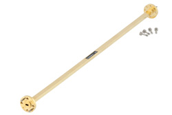 PE-W15S001-12 - WR-15 計装グレード 直管導波管セクション 12 インチ長、UG-385/U フランジ、動作範囲 50 GHz 〜 75 GHz