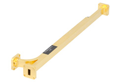 PE-W42CP003-10 - WR-42導波管 10 dB ブロードウォール結合器、UG-595/Uスクエアカバーフランジ、E 面 結合ポート、18 GHz 〜 26.5 GHz、真鍮銅