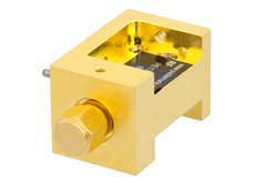PE13U1002 - 導波管 アップコンバータミキサWR-15、50 GHz 〜 75 GHz、IF、DC 〜 18 GHz、LO パワー +13 dBm、UG-385/U フランジ、V バンド