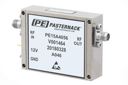PE15A4056 - 1 W P1dB、2 GHz 〜 18 GHz、中電力 増幅器、SMA、30 dB ゲイン、37 dBm IP3