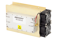 PE15A5028F - 43 dB ゲイン、25 W Psat、0.15 MHz  〜 230 MHz、大電力増幅器、LDMOS、48 dBm IP3、SMA