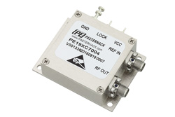 PE19XC7004 - 6 GHz フェーズロック発振器、10 MHz 外部リファレンス、位相雑音 -95 dBc/Hz、SMA