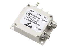 PE19XC7009 - 6 GHz フェーズロック発振器、100 MHz 外部リファレンス、位相雑音 -90 dBc/Hz、SMA