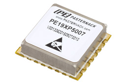 PE19XP5007 - 表面実装 (SMT) 4 GHz フェーズロック発振器、10 MHz 外部リファレンス、位相雑音 -98 dBc/Hz、0.9 インチケース