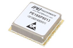 PE19XP5013 - 表面実装 (SMT) 6 GHz フェーズロック発振器、100 MHz 外部リファレンス、位相雑音 -90 dBc/Hz、0.9 インチケース