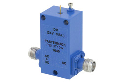 PE1BT1002 - 0.1 MHz 〜 18 GHz SMA バイアスティ 最大 750 mA、24 VDC