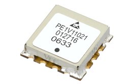PE1V11021 - 表面実装 (SMT)電圧制御発振器 (VCO)、1.5 GHz 〜 2.5 GHz、位相雑音 -84 dBc/Hz、0.5 インチ パッケージ