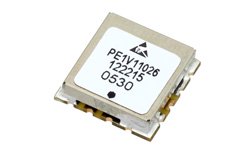 PE1V11026 - 表面実装 (SMT)電圧制御発振器 (VCO)、4 GHz 〜 5 GHz、位相雑音 -78 dBc/Hz、0.5 インチ パッケージ