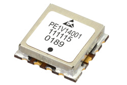 PE1V14001 - 表面実装 (SMT)電圧制御発振器 (VCO)、950 MHz 〜 1.1 GHz、位相雑音 -124 dBc/Hz、0.5 インチ パッケージ