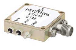 PE1V31005 - 電圧制御発振器 (VCO)、50 MHz 〜 100 MHz、位相雑音 -135 dBc/Hz、SMA