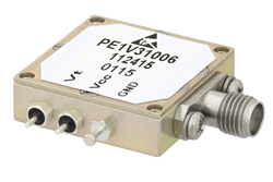 PE1V31006 - 電圧制御発振器 (VCO)、60 MHz 〜 120 MHz、位相雑音 -134 dBc/Hz、SMA