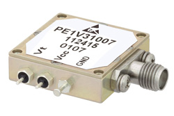 PE1V31007 - 電圧制御発振器 (VCO)、75 MHz 〜 150 MHz、位相雑音 -130 dBc/Hz、SMA