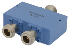 PE2032 - 50 Ω、N 電力2分配器、500 MHz 〜 1 GHz、定格 10 W