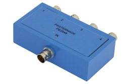PE2049 - 75 Ω、BNC 電力4分配器、2 MHz 〜 500 MHz、定格 1 W