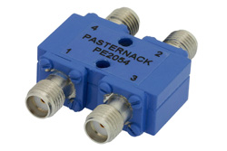 PE2054 - SMAジャック 90°ハイブリッド; 4.0 - 8.0 GHz