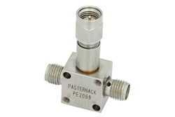 PE2069 - 50 Ω、SMA 抵抗性電力2分配器、DC 〜 6 GHz、定格 1 W