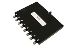 PE2076 - 50 Ω、SMA 電力8分配器、800 MHz 〜 2.5 GHz、定格 30 W