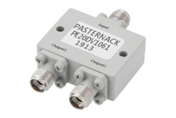 PE20DV1061 - 2 分配 2.92mm 電力分配器、6 GHz 〜 40 GHz 最大 20 W