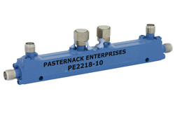 PE2218-10 - 双方向性 10 dB SMA 結合器、最大 2 GHz、最大定格 10 W