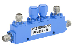PE2223-30 - 双方向性 30 dB SMA 結合器、最大 16 GHz、最大定格 50 W