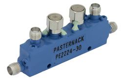 PE2224-30 - 双方向性 30 dB SMA 結合器、最大 18 GHz、最大定格 50 W