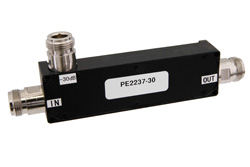 PE2237-30 - Nジャック 方向性結合器, 広帯域,800-2500 MHZ, 30 DB