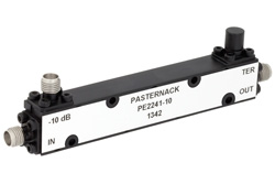 PE2241-10 - 方向性 10 dB SMA 結合器、最大 2.5 GHz、最大定格 50 W