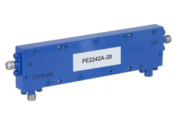 PE2242A-20 - 方向性 20 dB SMA 結合器、最大 3 GHz、最大定格 50 W