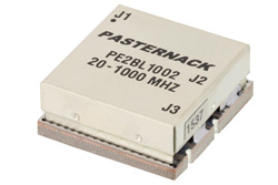 PE2BL1002 - 50 Ω 〜25 Ω バラン、20 MHz 〜 1,000 MHz 、最大 100 W 表面実装(SMT)