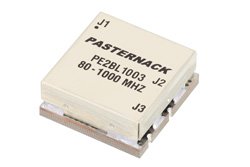 PE2BL1003 - 50 Ω 〜25 Ω バラン、80 MHz 〜 1,000 MHz 、最大 100 W 表面実装(SMT)