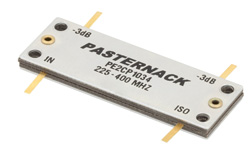 PE2CP1034 - 90 度ドロップイン ハイブリッドカプラ、225 MHz 〜 400 MHz 最大 250 W