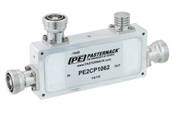 PE2CP1062 - 低PIM方向性 10 dB 7/16 DIN 結合器、最大 2.7 GHz、最大定格 200 W