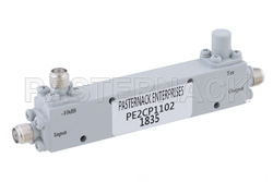 PE2CP1102 - 方向性 10 dB SMA 結合器、最大 4 GHz、最大定格 50 W