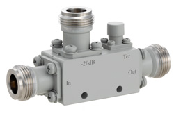 PE2CP1114-20 - 方向性 20 dB N 結合器、4 GHz 〜 18 GHz 最大 50 W