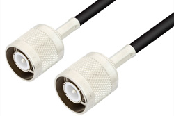 PE3104LF - SC オス 〜 SC オス ケーブル、RG58 同軸、鉛フリーはんだ