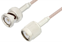 PE33383 - TNC オス 〜 BNC オス ケーブル、RG316 同軸