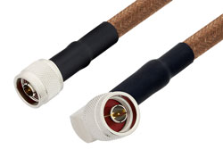 PE34203 - N オス 〜 N オス 直角ケーブル、RG225 同軸