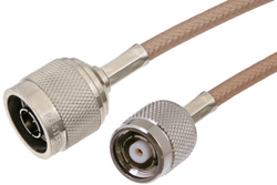PE34626 - N オス 〜 逆極性 TNC オス ケーブル、RG400 同軸