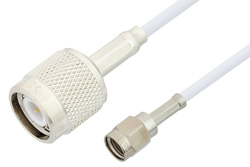 PE35222LF - 逆極性 SMA オス 〜 TNC オス ケーブル、RG188 同軸、鉛フリーはんだ