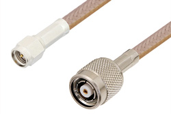 PE35246 - SMA オス 〜 逆極性 TNC オス ケーブル、RG400 同軸