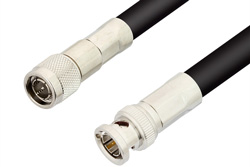 PE35370 - 75 Ω TNC オス 〜 75 Ω BNC オス ケーブル、75 Ω RG216 同軸