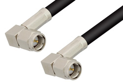 PE3655 - SMA オス 直角 〜 SMA オス 直角ケーブル、RG58 同軸