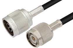 PE37357 - N オス 〜 TNC オス ケーブル、RG8X 同軸